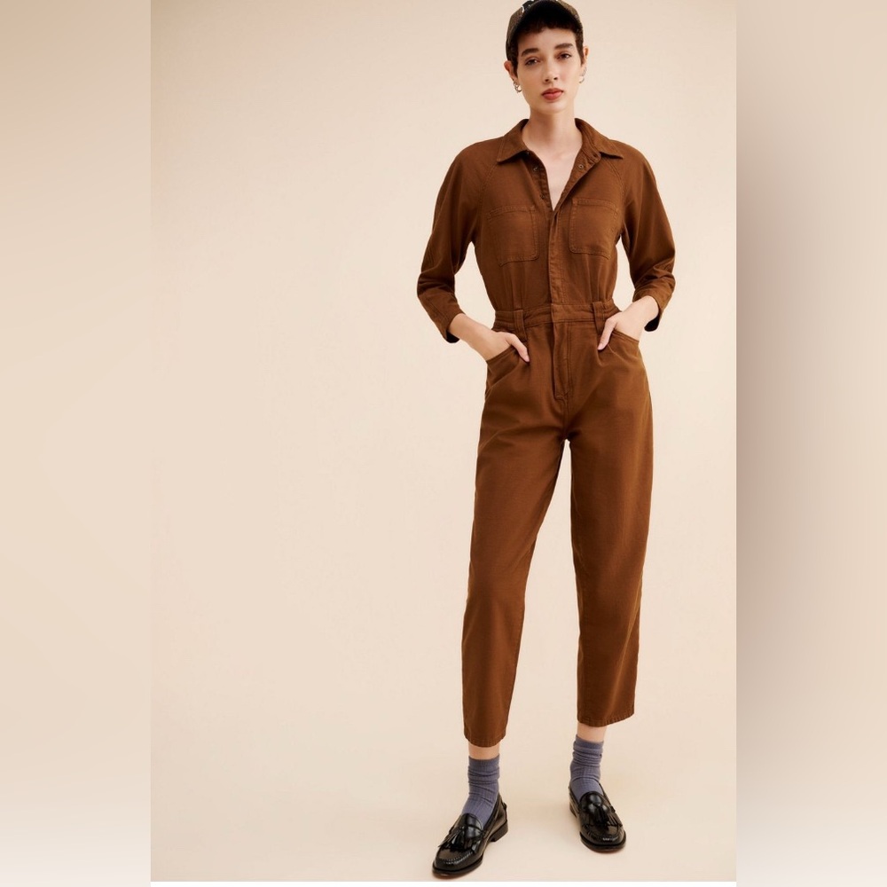 FRAME Standaway Pocket Jumpsuit Size XS
